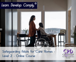 Safeguarding Adults for Care Homes - Level 2 - Online Course - ComplyPlus LMS™ - The Mandatory Training Group UK -