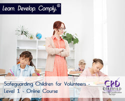 Safeguarding Children for Volunteers - Level 1 - Online Course - ComplyPlus LMS™ - The Mandatory Training Group UK -