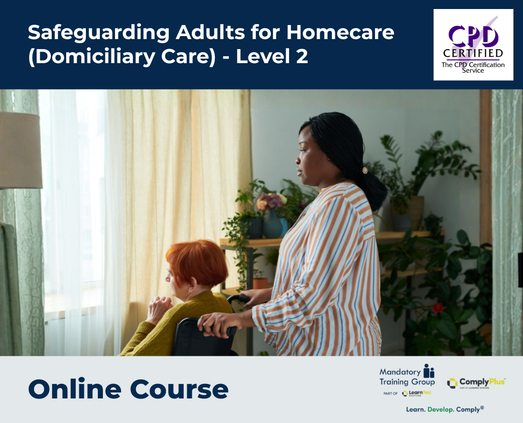 Safeguarding Adults for Homecare (Domiciliary Care) - Level 2