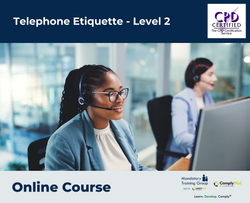 Telephone Etiquette - Level 2 - E-Learning Course - ComplyPlus™ LMS - The Mandatory Training Group UK -