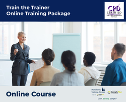 Train the Trainer Online Training Package (CPDUK Accredited) - ComplyPlus™ LMS - The Mandatory Training Group UK -