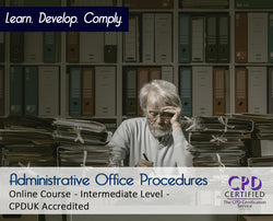 Administrative Office Procedures - Online Training Course - The Mandatory Training Group UK -
