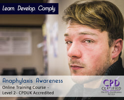 Anaphylaxis Awareness - Online Training Course - The Mandatory Training Group UK -