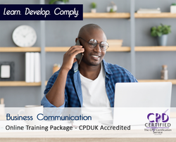 Business Communication - Online Training Package - The Mandatory Training Group UK -
