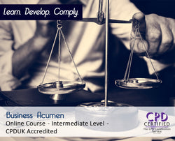 Business Acumen - Online Training Course - The Mandatory Training Group UK -