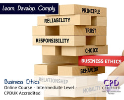 Business Ethics - Online Training Course - The Mandatory Training Group UK -