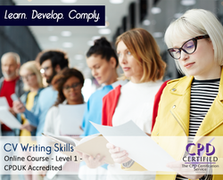 CV Writing Skills - Online Training Course - The Mandatory Training Group UK  -