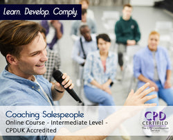 Coaching Salespeople - Online Training Course - The Mandatory Training Group UK -