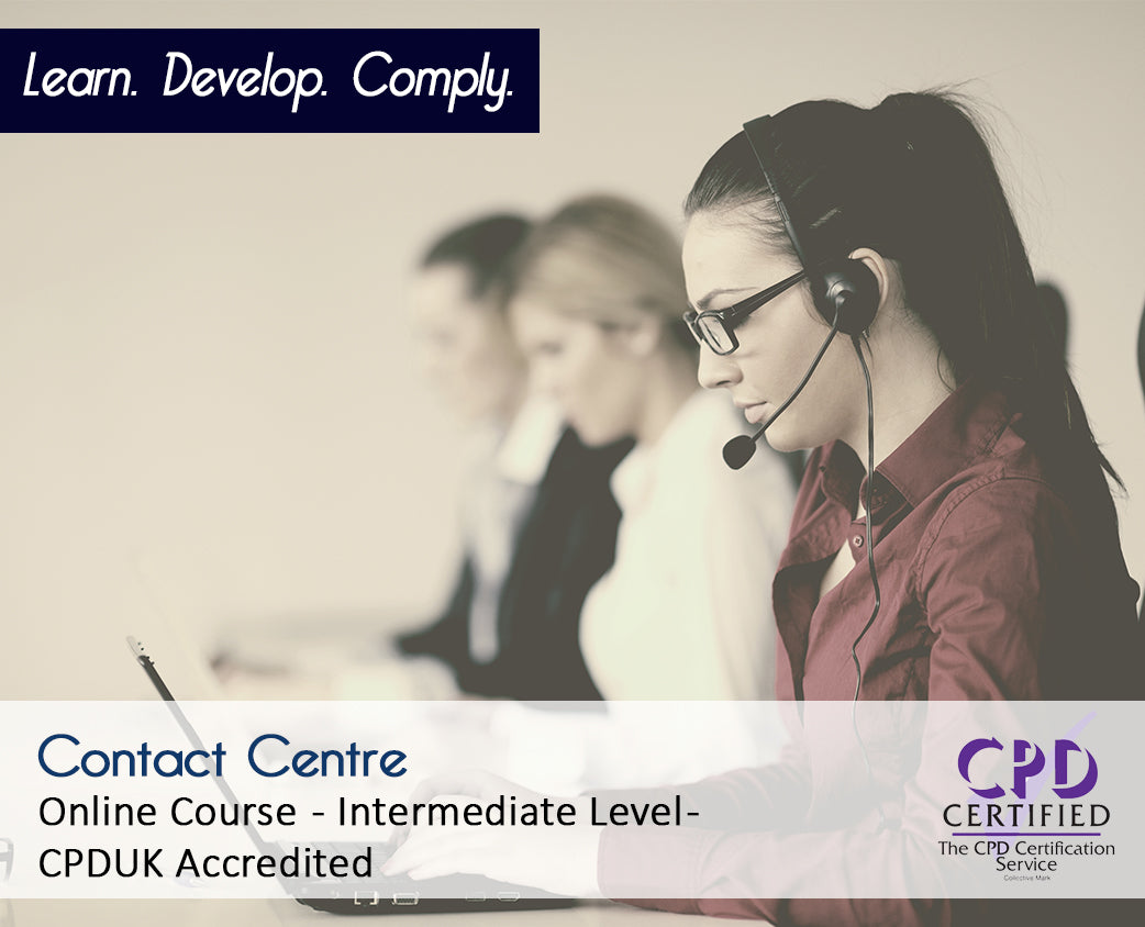 Contact Centre – Online Training Course – CPDUK Accredited