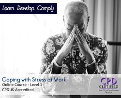 Coping with Stress at Work - Online Training Course - The Mandatory Training Group UK –