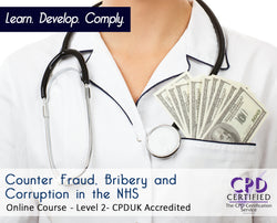 Counter Fraud, Bribery and Corruption in the NHS - Online Training Course - The Mandatory Training Group UK -
