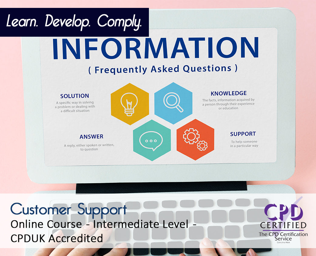 Customer Support – Online Training Course – CPDUK Accredited