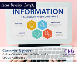 Customer Support - Online Training Course - The Mandatory Training Group UK -