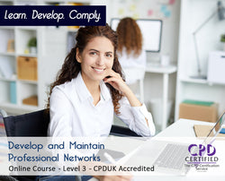 Develop and Maintain Professional Networks - CPDUK Accredited - The Mandatory Training Group UK