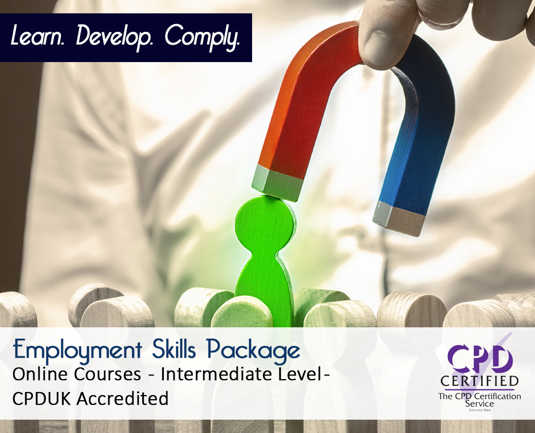 Employment Skills Package - Online Training Courses - CPDUK Accredited
