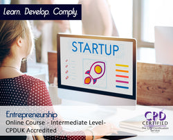 Entrepreneurship - Online Training Course - The Mandatory Training Group UK -