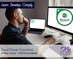Excel Power Functions  - Online Training Course - The Mandatory Training Group UK -