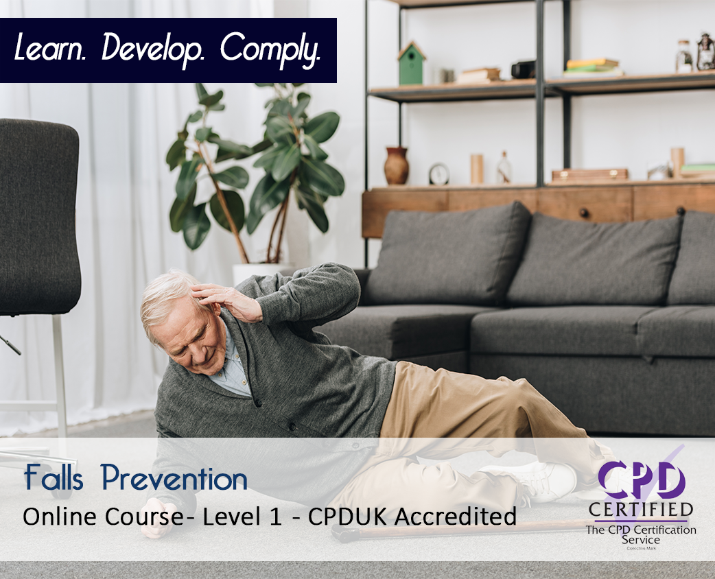 Falls Prevention - Level 1 - Online Training Course - CPDUK Certified
