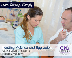Handling Violence and Aggression - Online Training Course - The Mandatory Training Group UK - 