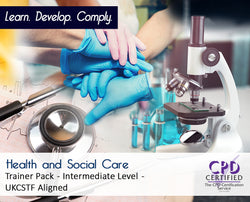 Health and Social Care Trainer Pack - CPDUK Accredited - The Mandatory Training Group UK -