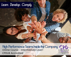 High-Performance Teams Inside the Company - Online Training Course - The Mandatory Training Group UK -