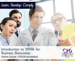 Introduction to HIPAA for Business Associates - Online Training Courses - The Mandatory Training Group UK -