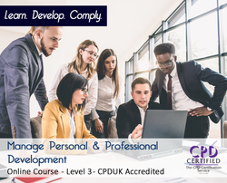 Manage Personal & Professional Development - CPD Accredited - Mandatory Training Group UK -