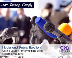 Media and Public Relations - Online Training Course - The Mandatory Training Group UK -