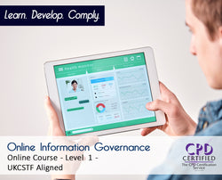 Online Information Governance - CPDUK Accredited - The Mandatory Training Group UK -