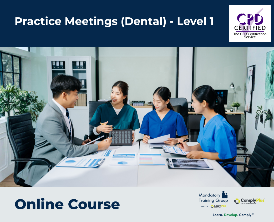 Practice Meetings (Dental) - Level 1