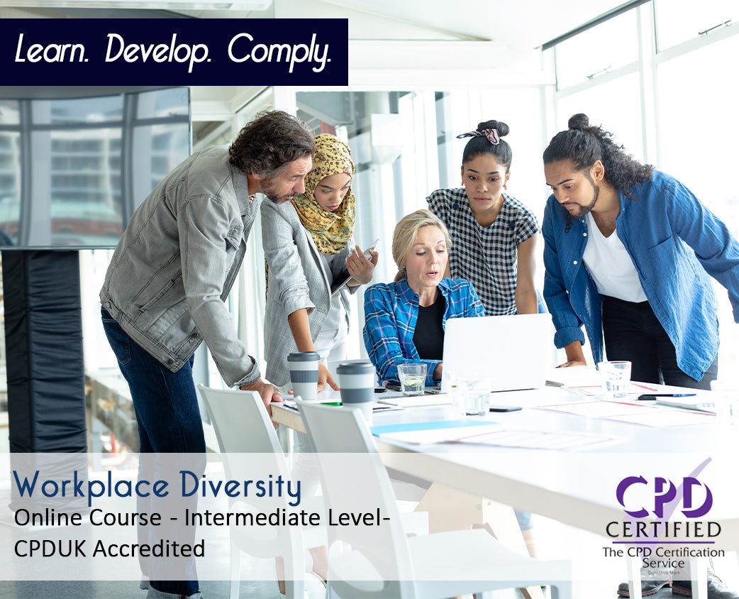 Workplace Diversity - Online Training Course - CPDUK Accredited