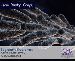 Legionella Awareness - Online Training Course - The Mandatory Training Group UK - 