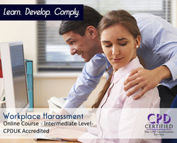 Work Place Harassment - Online Training Course - The Mandatory Training Group UK - 