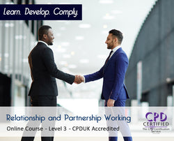 Relationship and Partnership Working - CPDUK Accredited - The Mandatory Training Group UK -