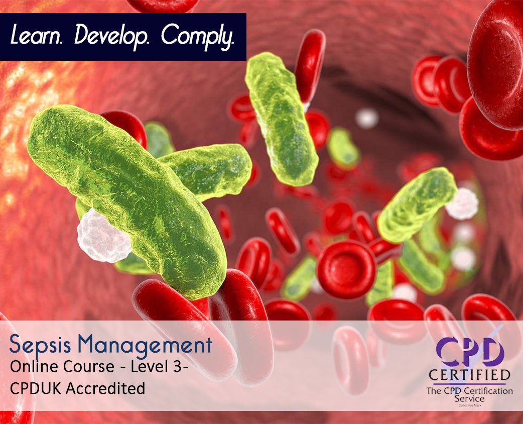 Sepsis Management - Online Training Course - The mandatory Training Group UK - 