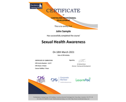 Sexual Health Awareness - eLearning Course - The Mandatory Training Group UK -