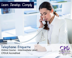 Telephone Etiquette - Online Training Course - The Mandatory Training Group UK - 