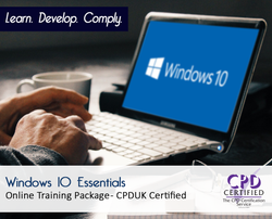 Windows 10 Essentials - Online Training Package - The Mandatory Training Group UK -