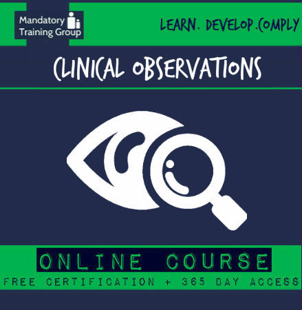 Clinical Observations Skills Training | Online CPD Course
